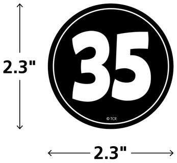 Foto 4 | Recursos Creados Por Maestros Sobre Acentos Magnéticos Números En Blanco Y Negro - Venta Internacional.
