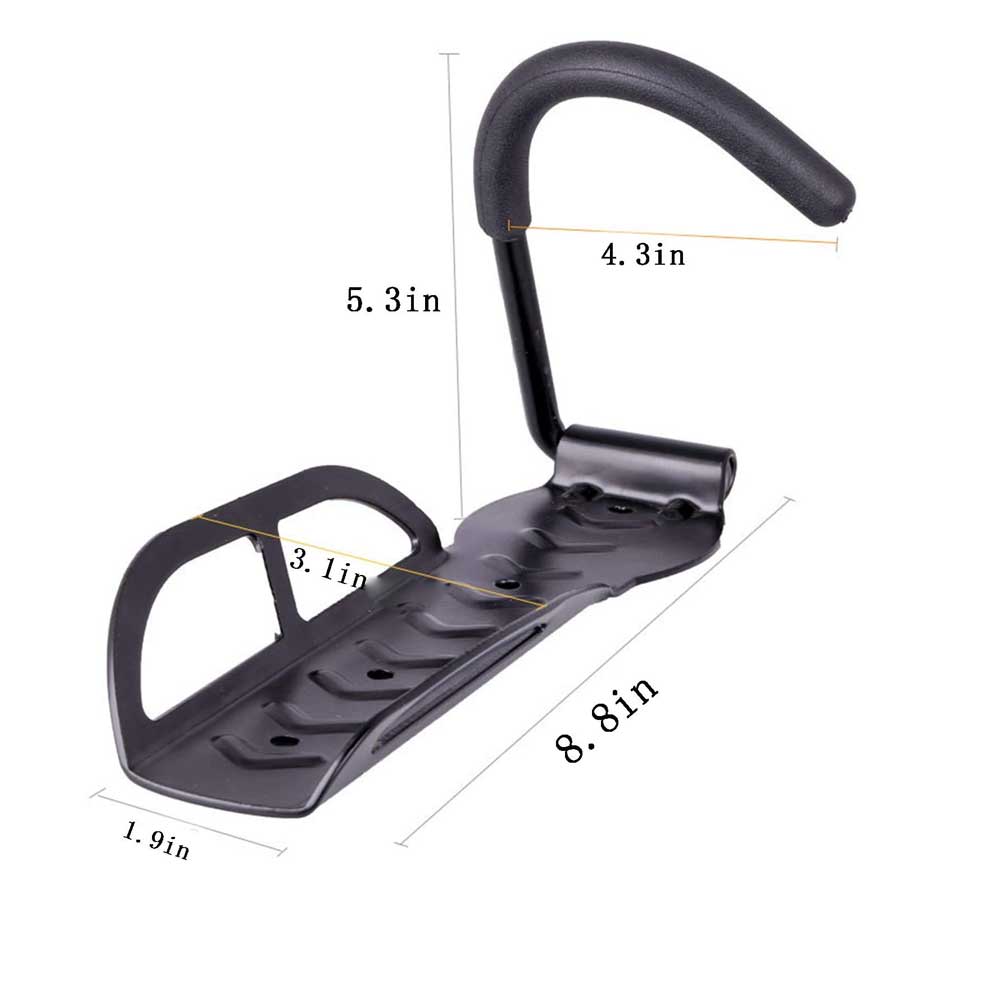 Foto 2 | Soporte Gancho Fijo para Colgar Bicicletas en la Pared HappyWare 10096A color Negro