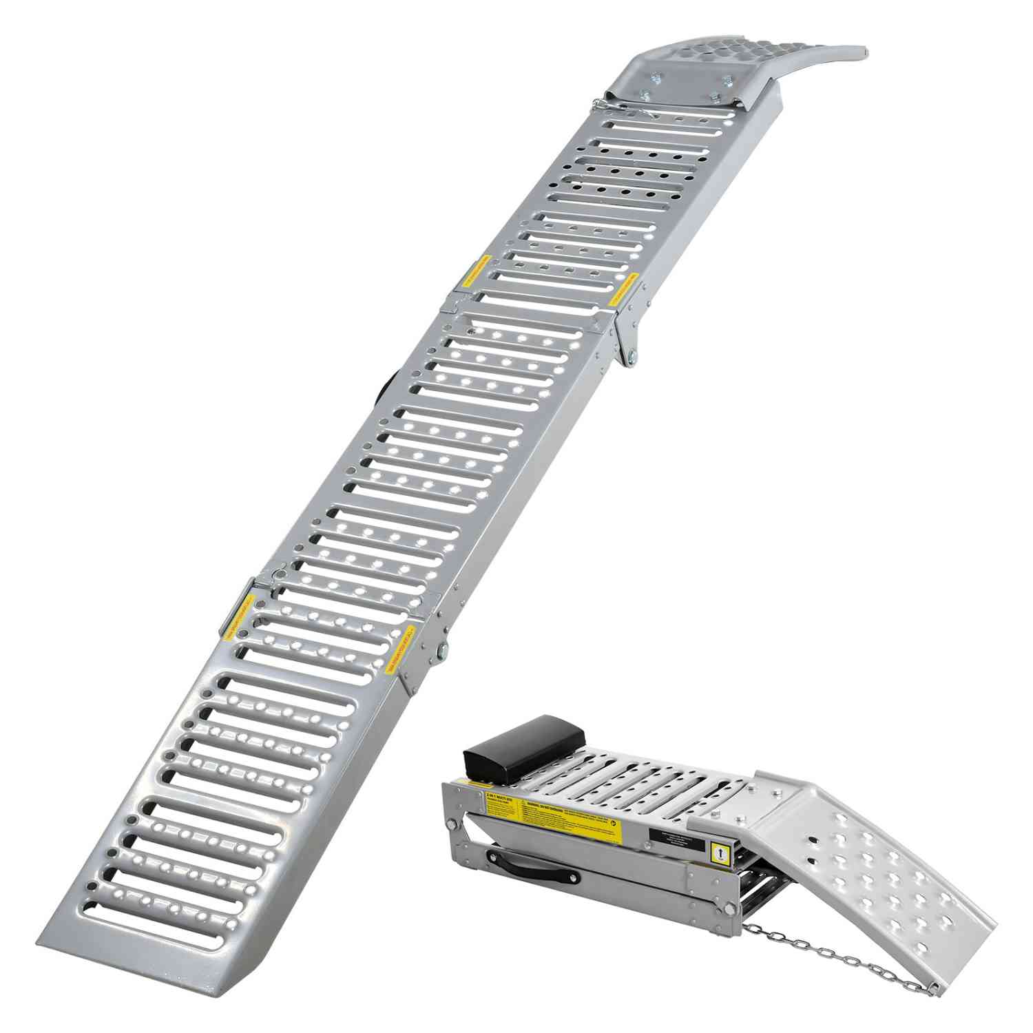 Rampa Escalera Plegable 2m Motocicleta Cuatrimoto Acero