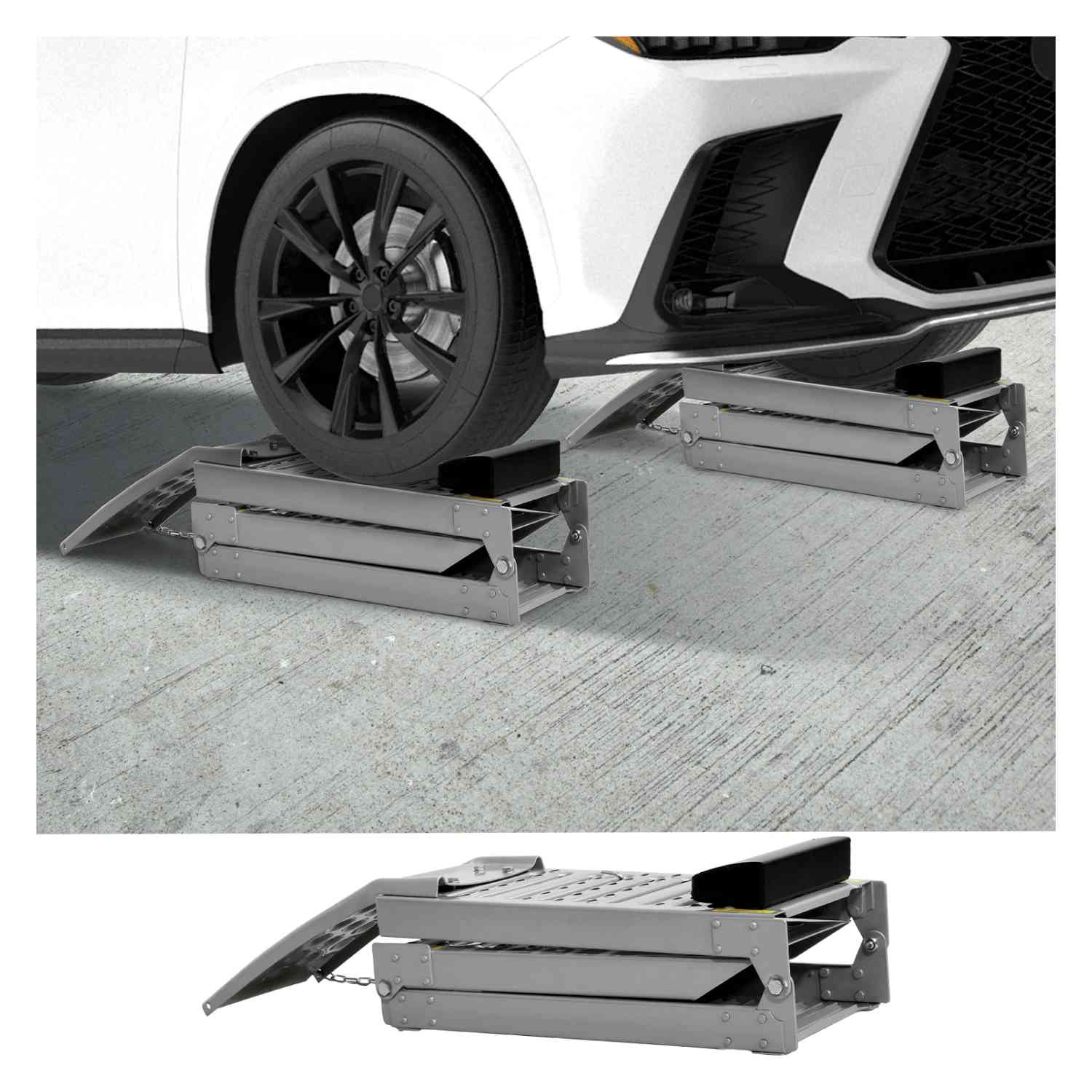 Foto 5 pulgar | Rampa Escalera Plegable 2m Motocicleta Cuatrimoto Acero