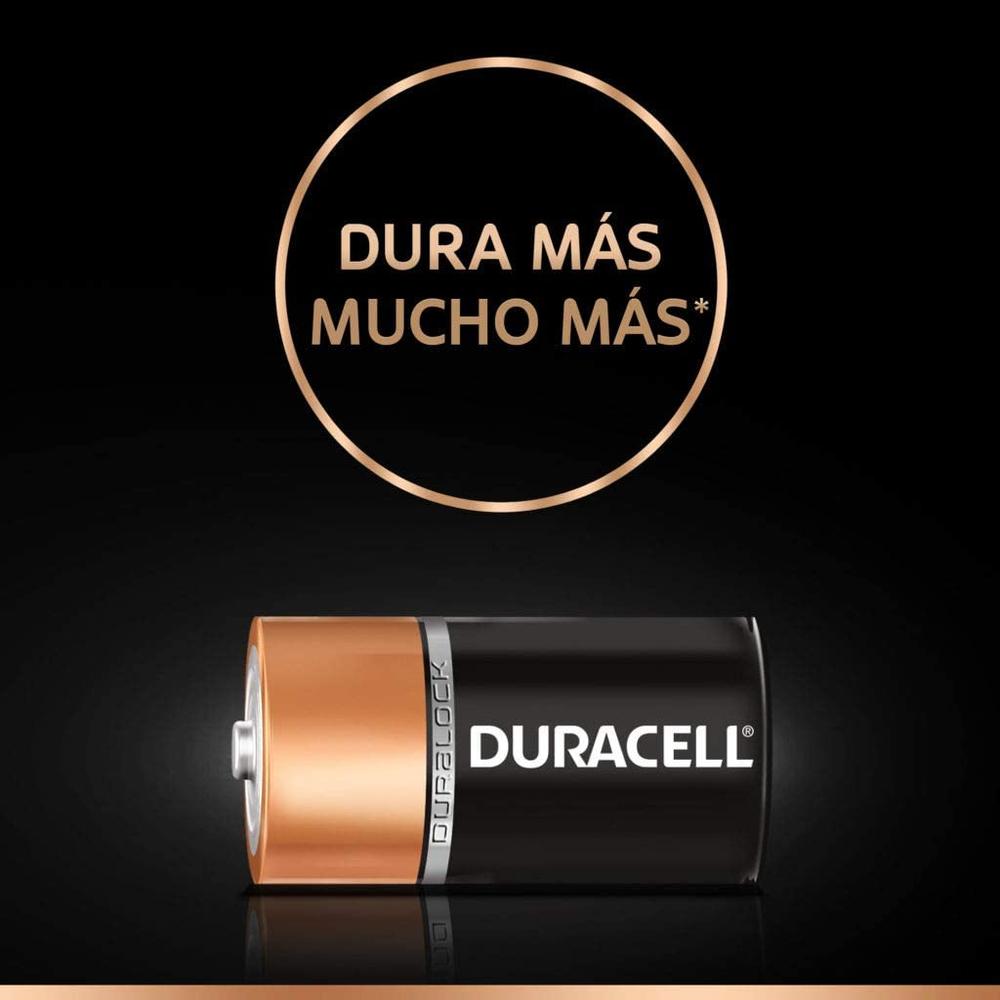 Foto 4 pulgar | Batería Alcalina Duracell C de 1.5 Volts 2 Piezas