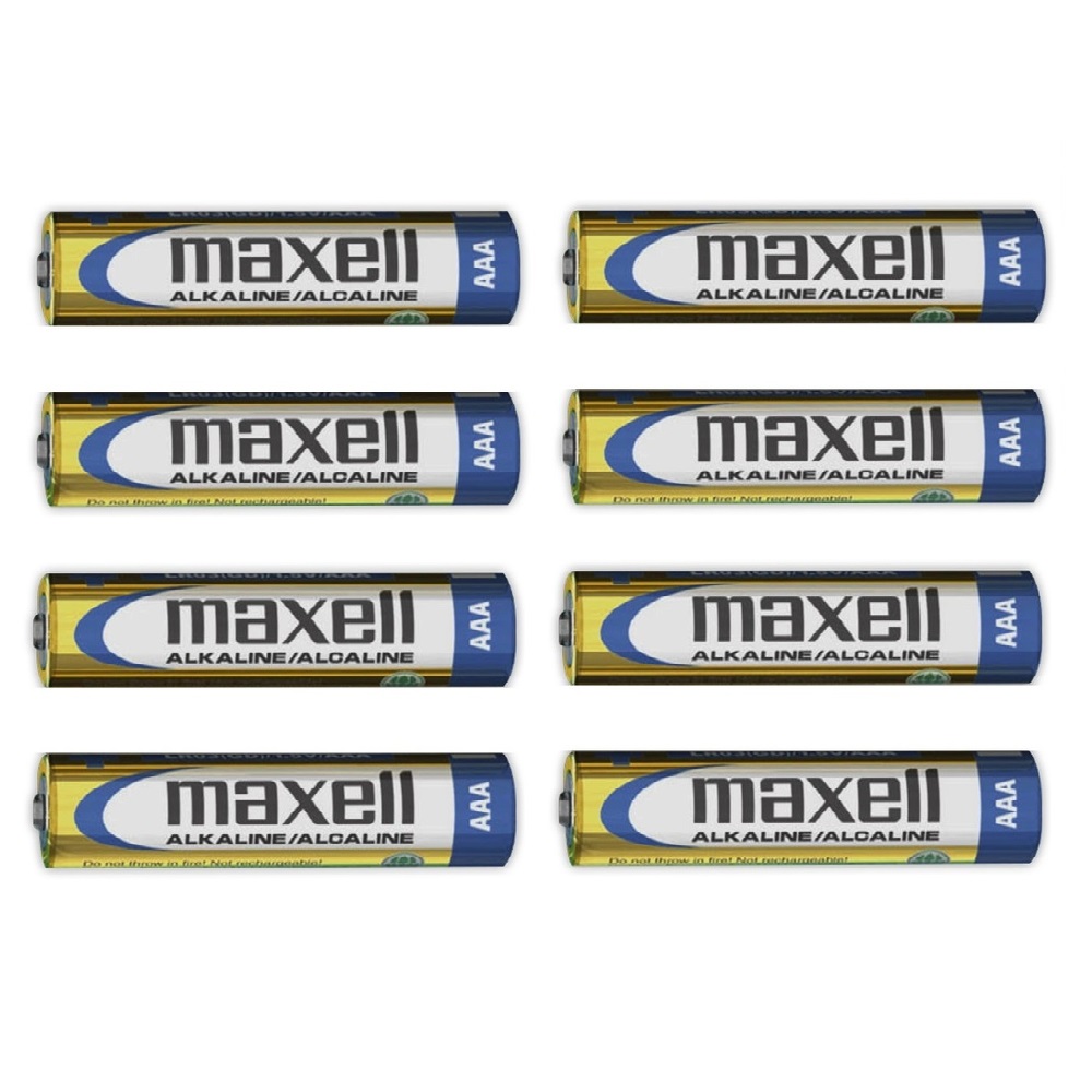 Foto 3 | Pilas Alcalinas Triple A Maxell/ 8 pz/ Baterías Aaa