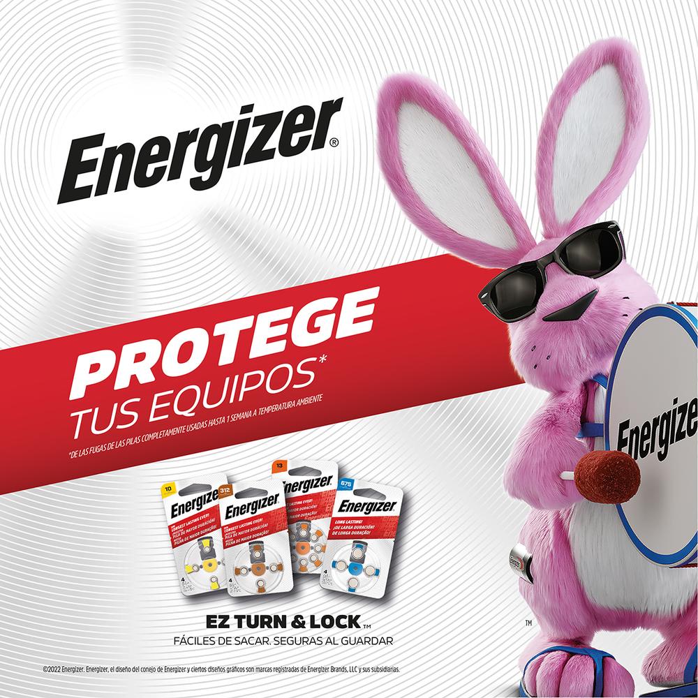 Foto 3 pulgar | Pila Auditiva Energizer A312 color Plateado con 8 Pilas Botón