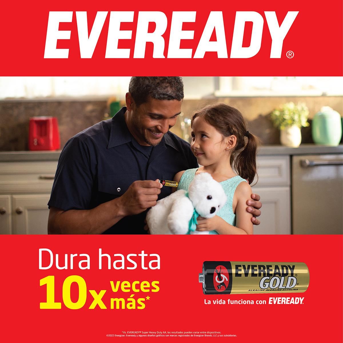 Foto 4 pulgar | Pila Eveready Gold AAA Alcalina Blister con 4 Unidades