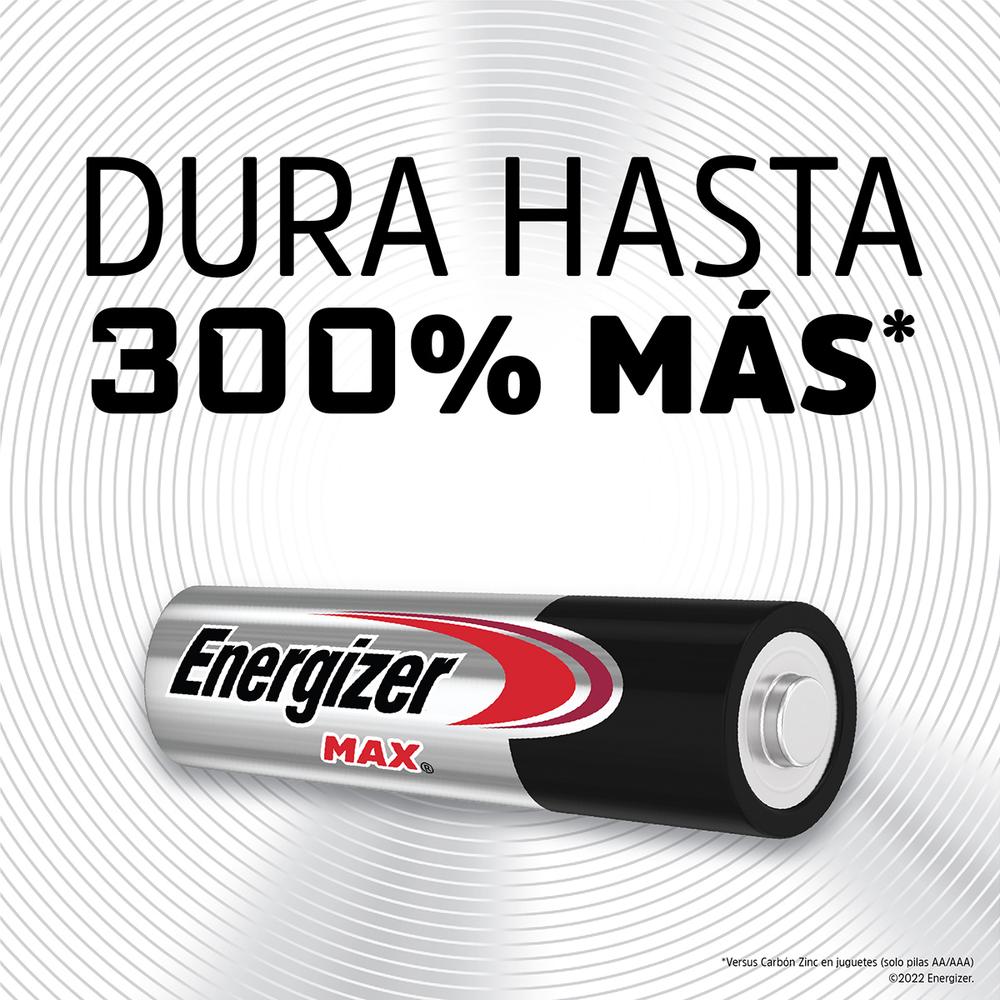 Foto 5 pulgar | Pila Energizer Max Alcalina AA con 4 Piezas E91