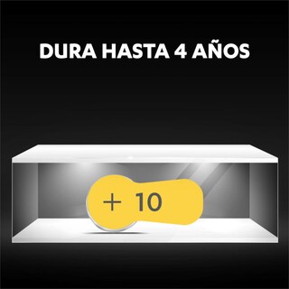 Foto 3 | Pilas Auditivas Duracell Mod 10 Zinc Aire 1.4v 60 Piezas