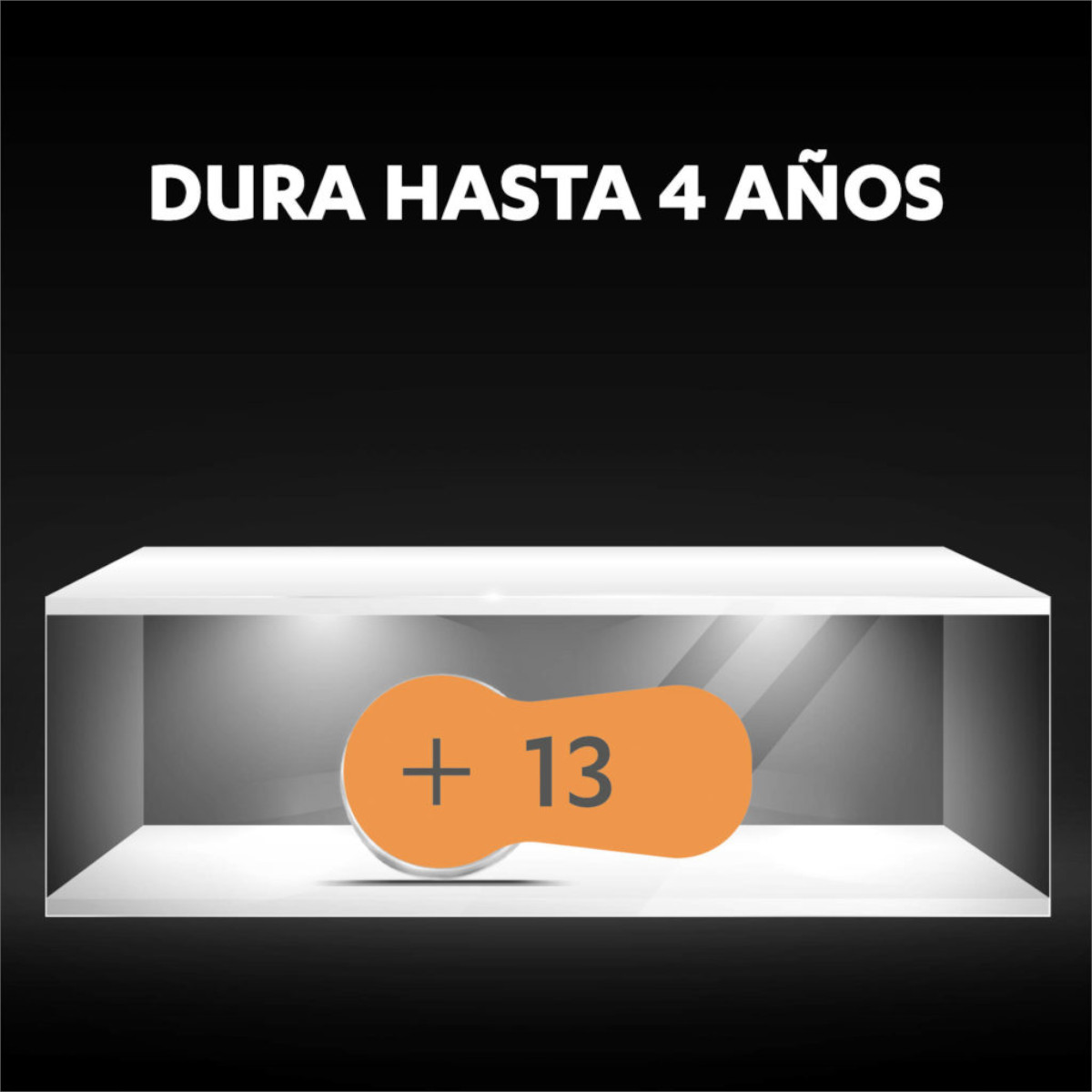 Foto 4 pulgar | Pilas Auditivas Duracell Mod 13 Zinc Aire 1.4v 60 Piezas