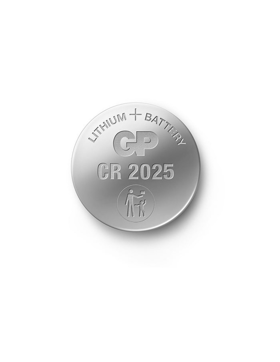Foto 4 | Pilas de Litio Cr2025 de 3v Gp Batteries Pack con 5 Piezas
