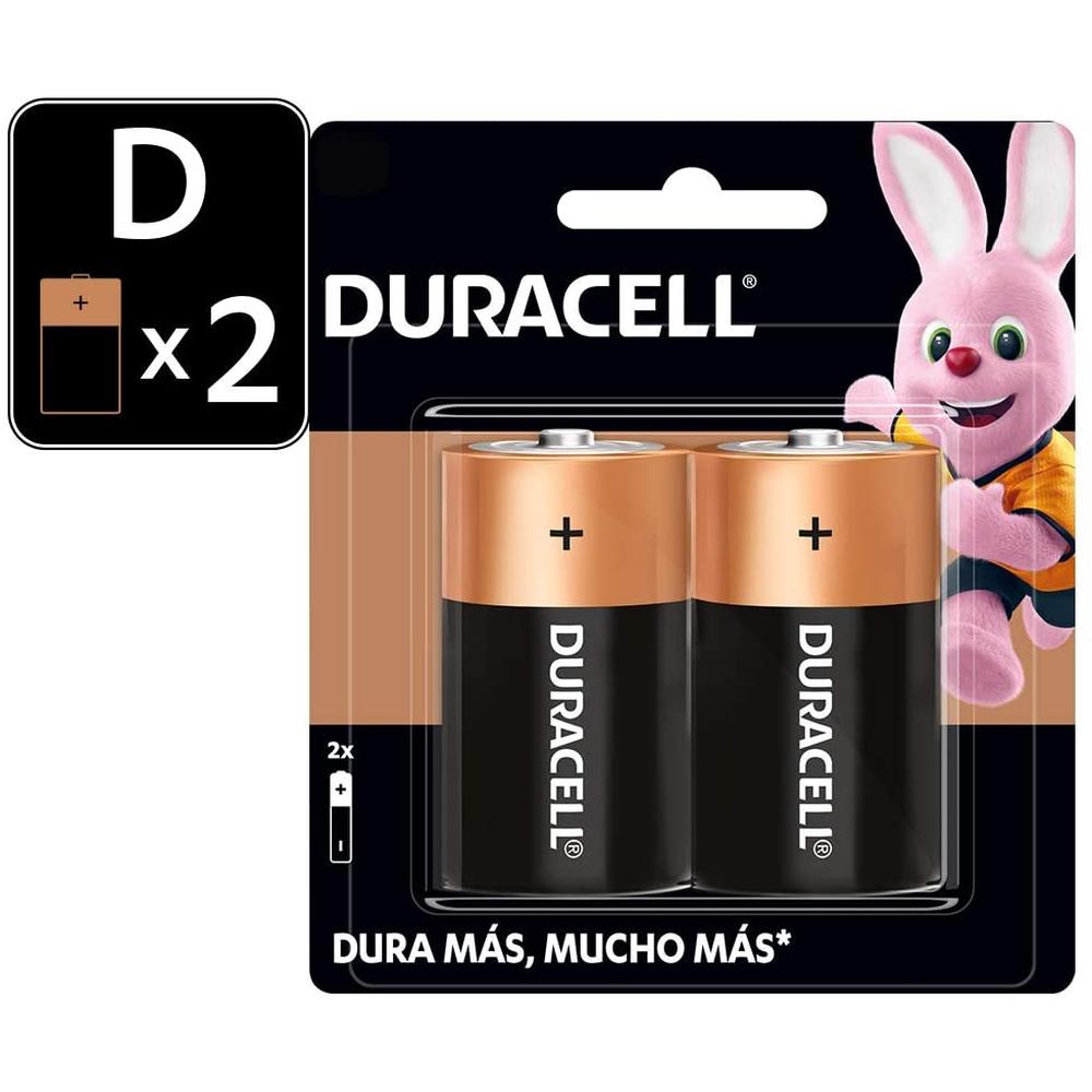 Foto 2 pulgar | Pilas Alcalinas Duracell D 1.5V 2 Piezas