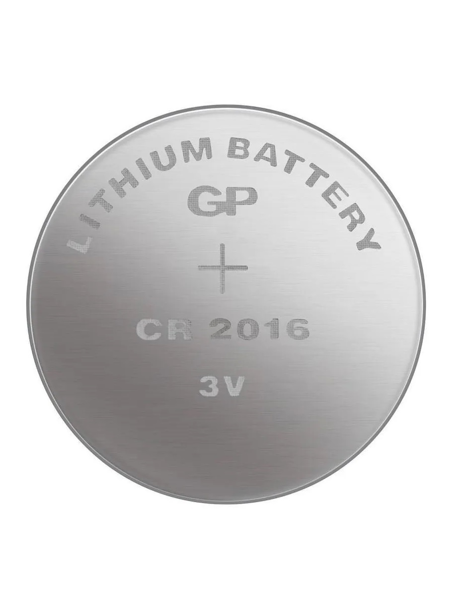 Foto 5 pulgar | Pilas De Litio Cr2016 De 3v Gp Batteries Pack Con 5 Piezas