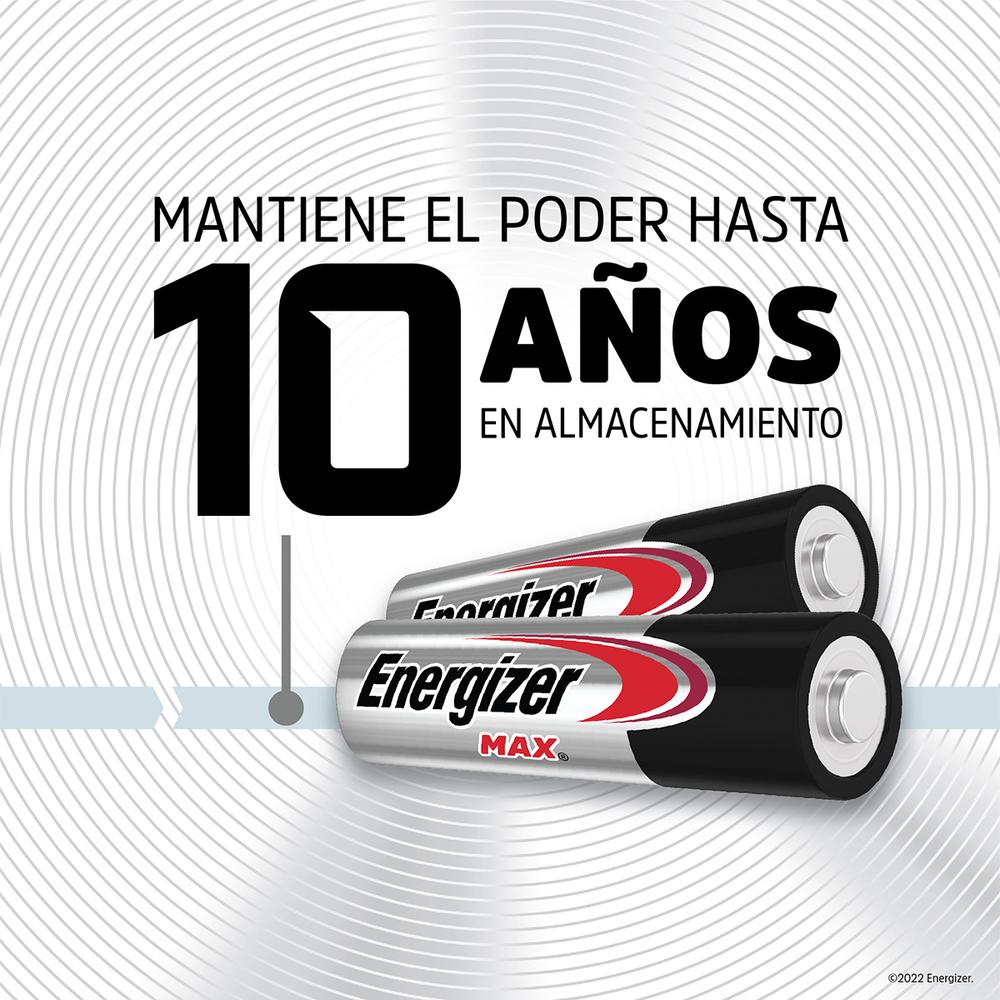 Foto 6 | Pila Energizer Max Aa Alcalina Blister 48 Unidades