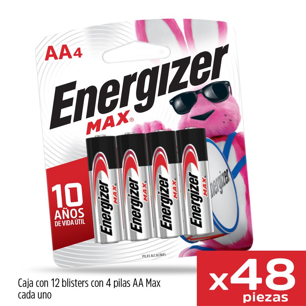 Foto 9 pulgar | Pila Energizer Max Aa Alcalina Blister 48 Unidades