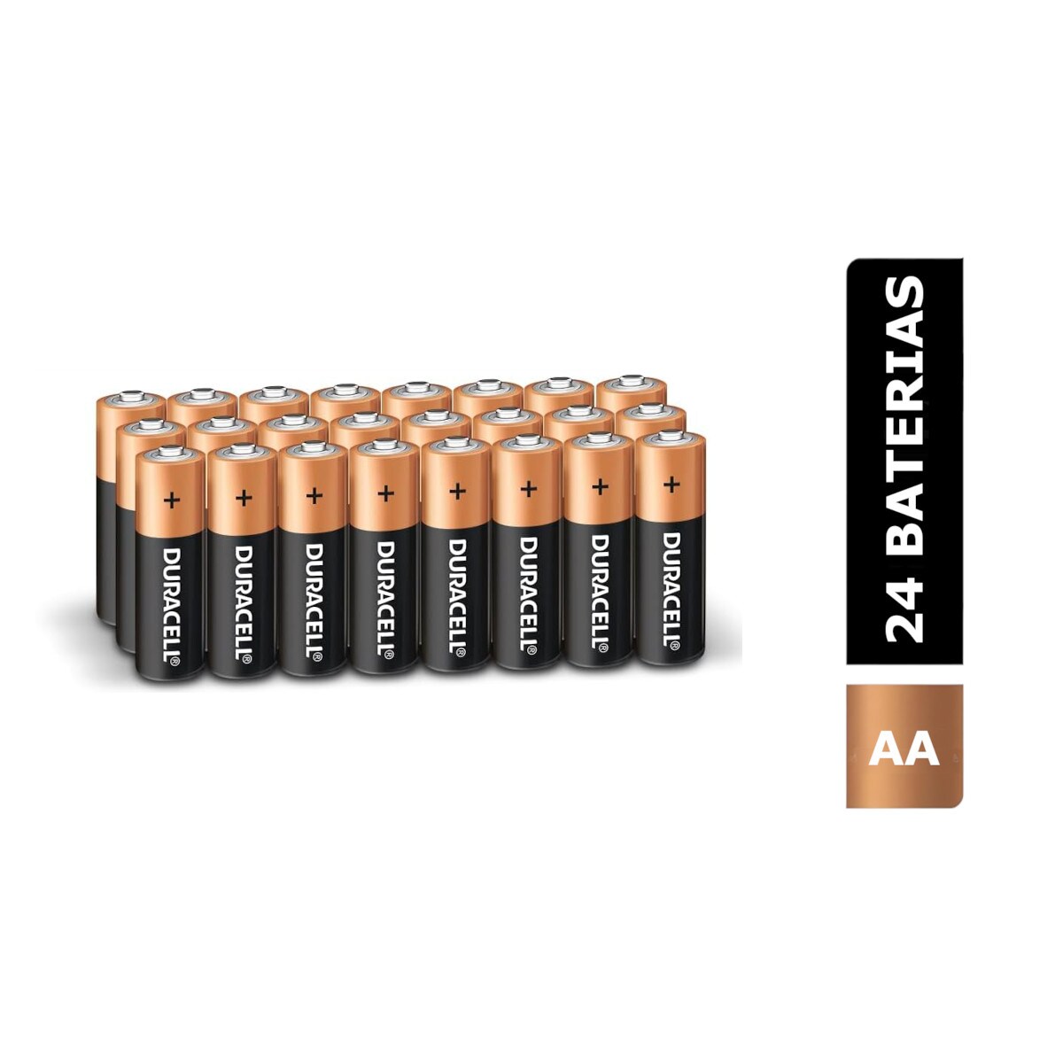 Pilas Duracell Alcalinas AA de 24 Piezas $399