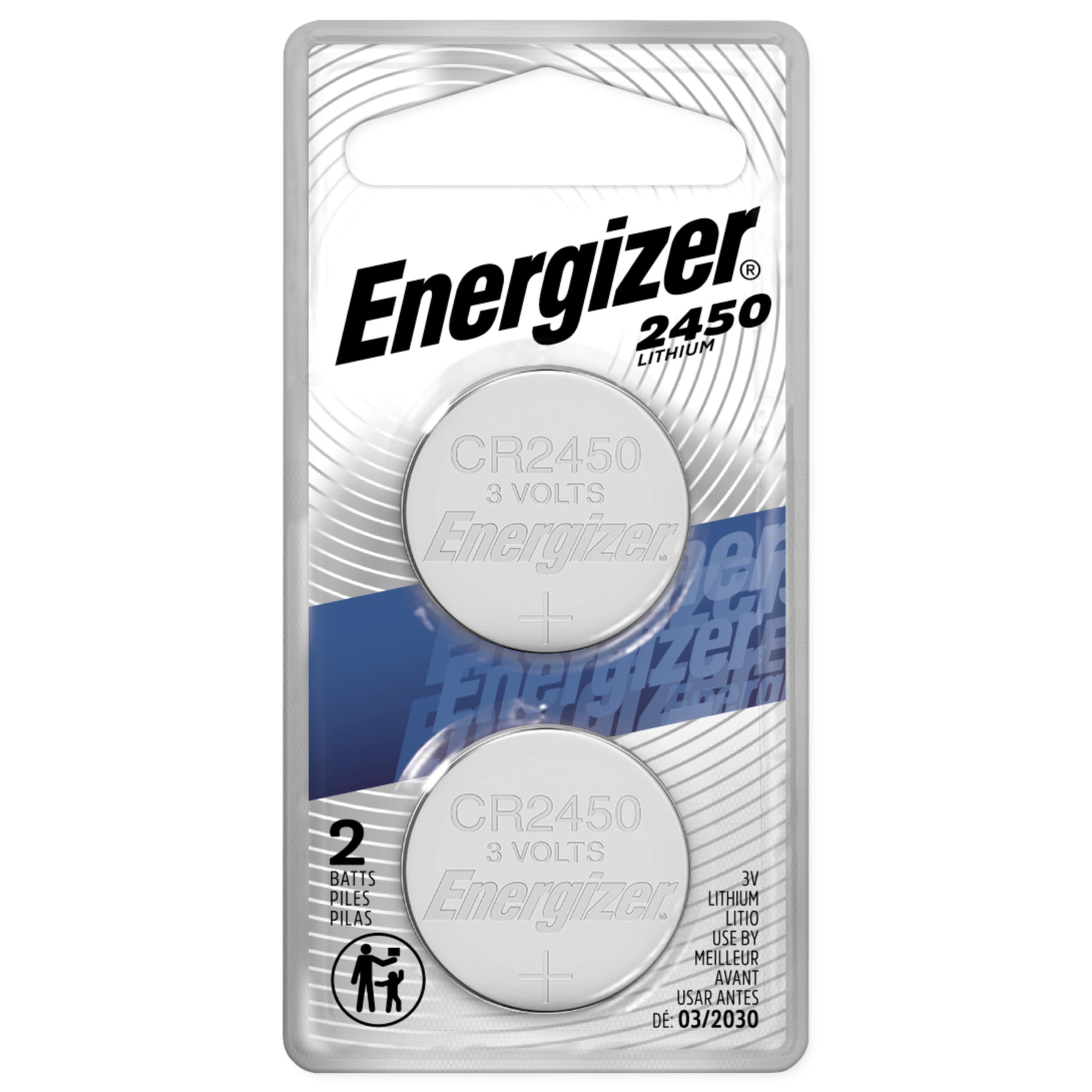 Foto 2 pulgar | Batería De Litio Energizer 2450, 3 V, Paquete De 2 Unidades - Venta Internacional.
