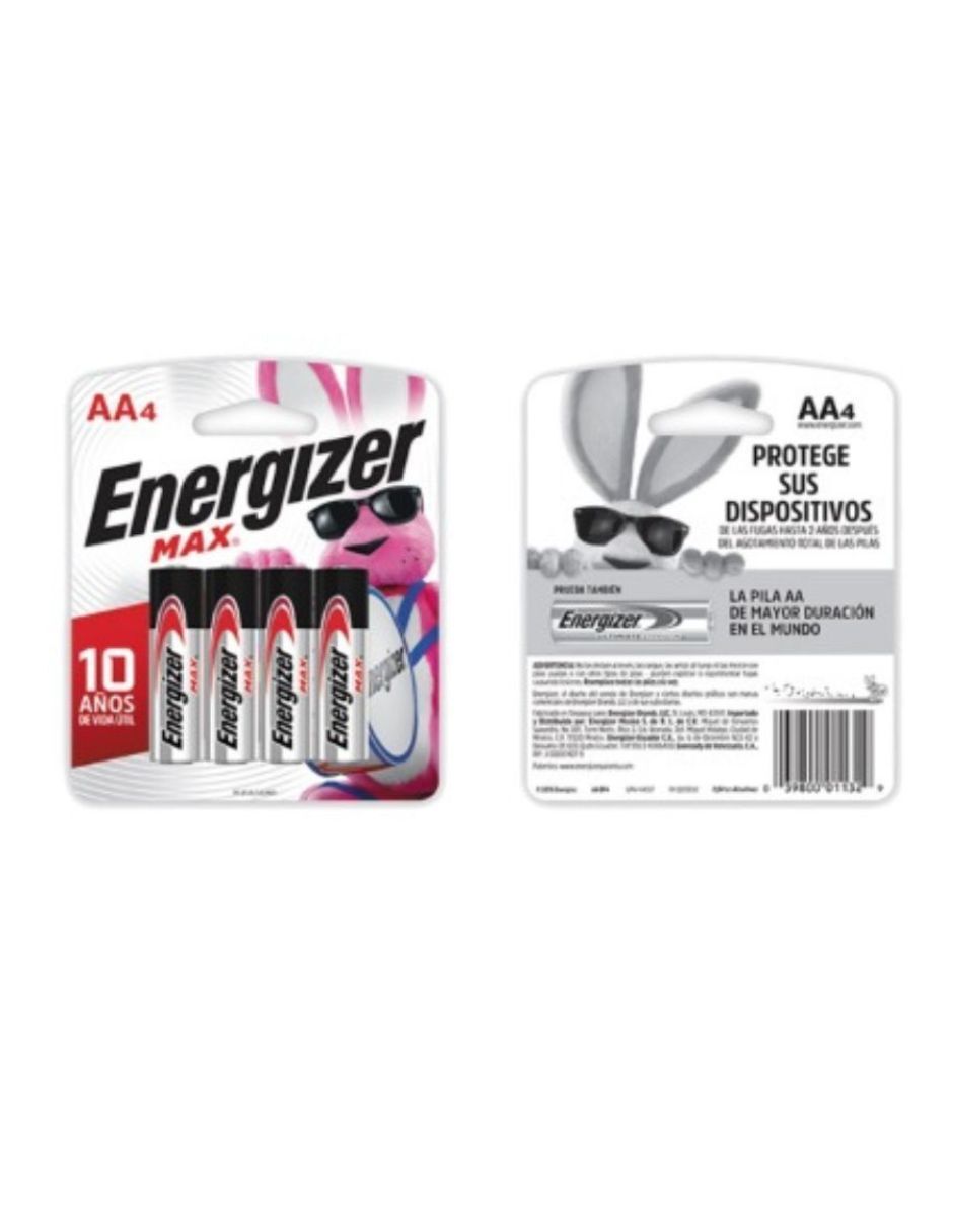 Foto 3 pulgar | Pilas Alcalinas Aaa Energizer Max Alto Consumo 1.5 Volts 1 Pieza