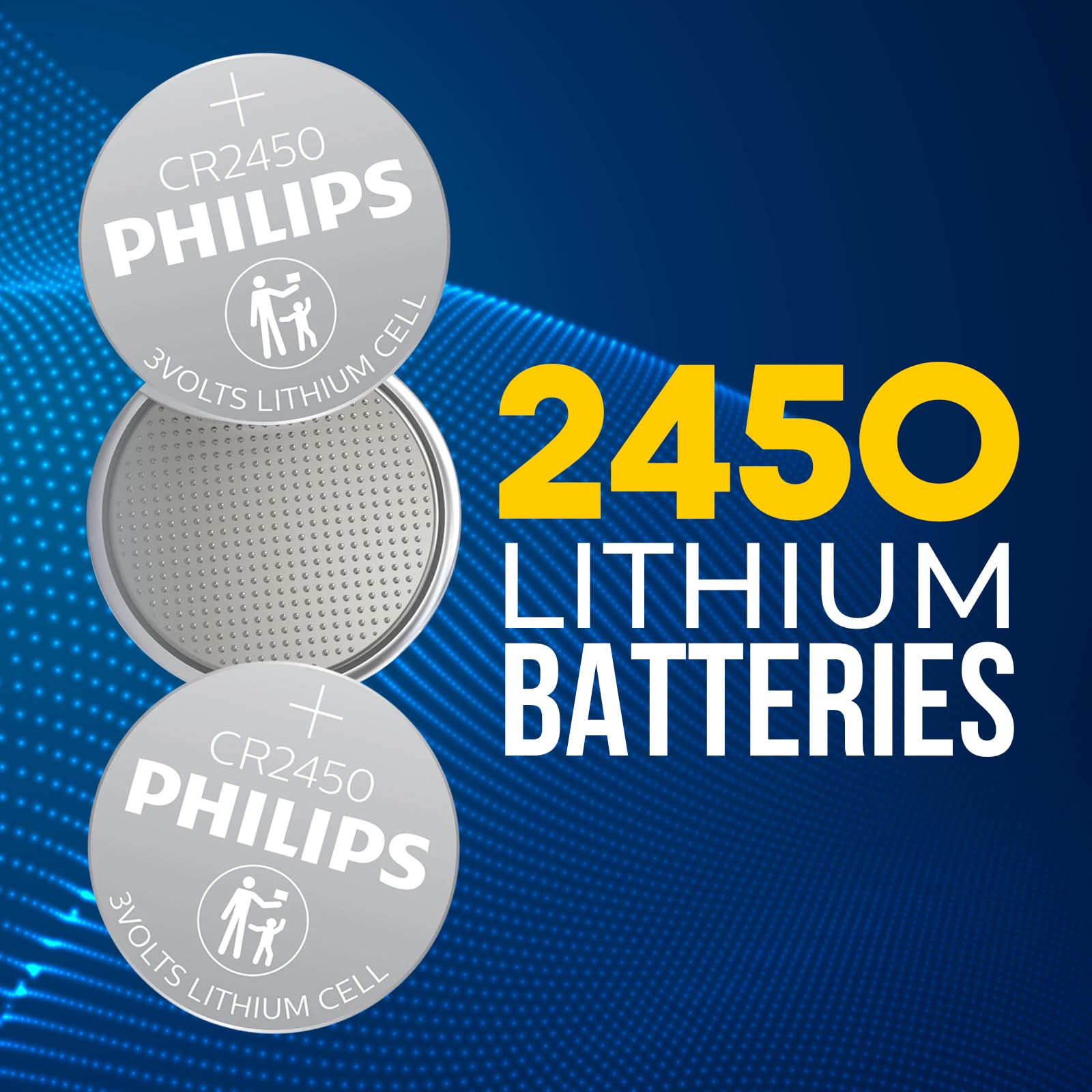 Foto 2 | Batería Philips Cr2450 De Litio Tipo Moneda De 3 V [paquete De 5] - Venta Internacional.