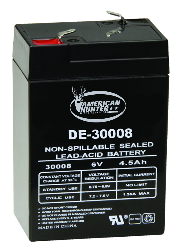 Batería Recargable American Hunter 6v 4.5ah - Venta Internacional.