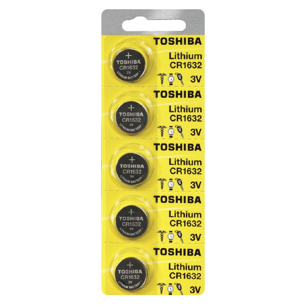 Foto 1 | Batería Tipo Moneda Toshiba Cr1632 De Litio De 3 V (25 Baterías) - Venta Internacional.