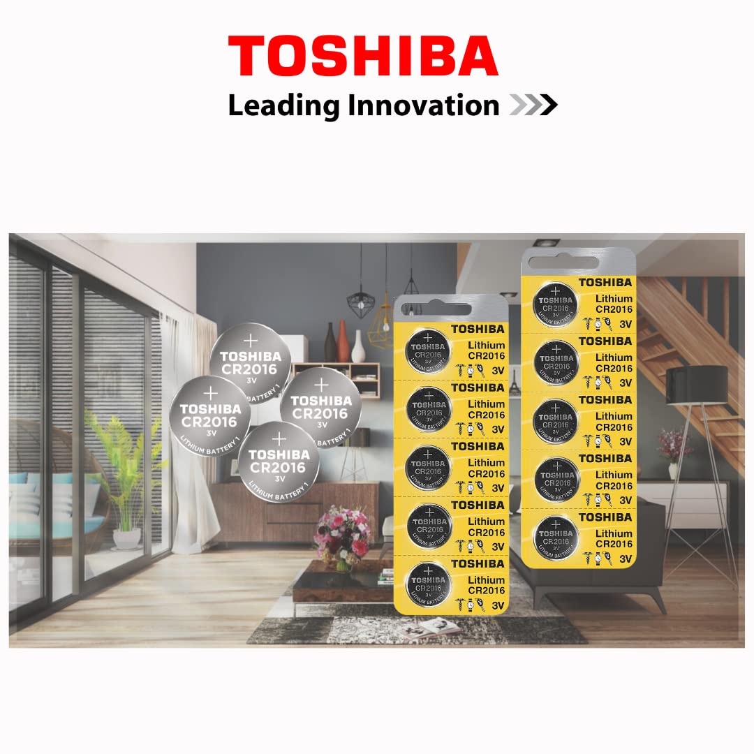 Foto 3 pulgar | Batería Toshiba Cr2016, Pila De Litio Tipo Moneda De 3 V (100 Unidades) - Venta Internacional.