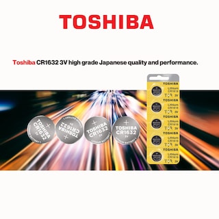 Foto 3 | Batería Tipo Moneda Toshiba Cr1632 De Litio De 3 V (20 Baterías) - Venta Internacional.
