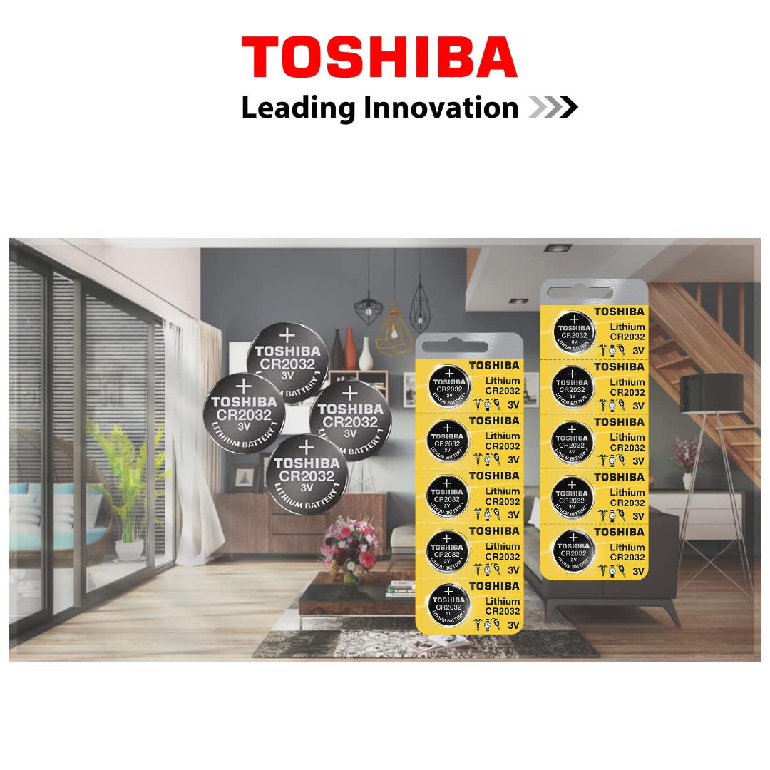 Foto 2 | Batería Toshiba Cr2032, Pila De Litio Tipo Moneda De 3 V (50 Baterías) - Venta Internacional.