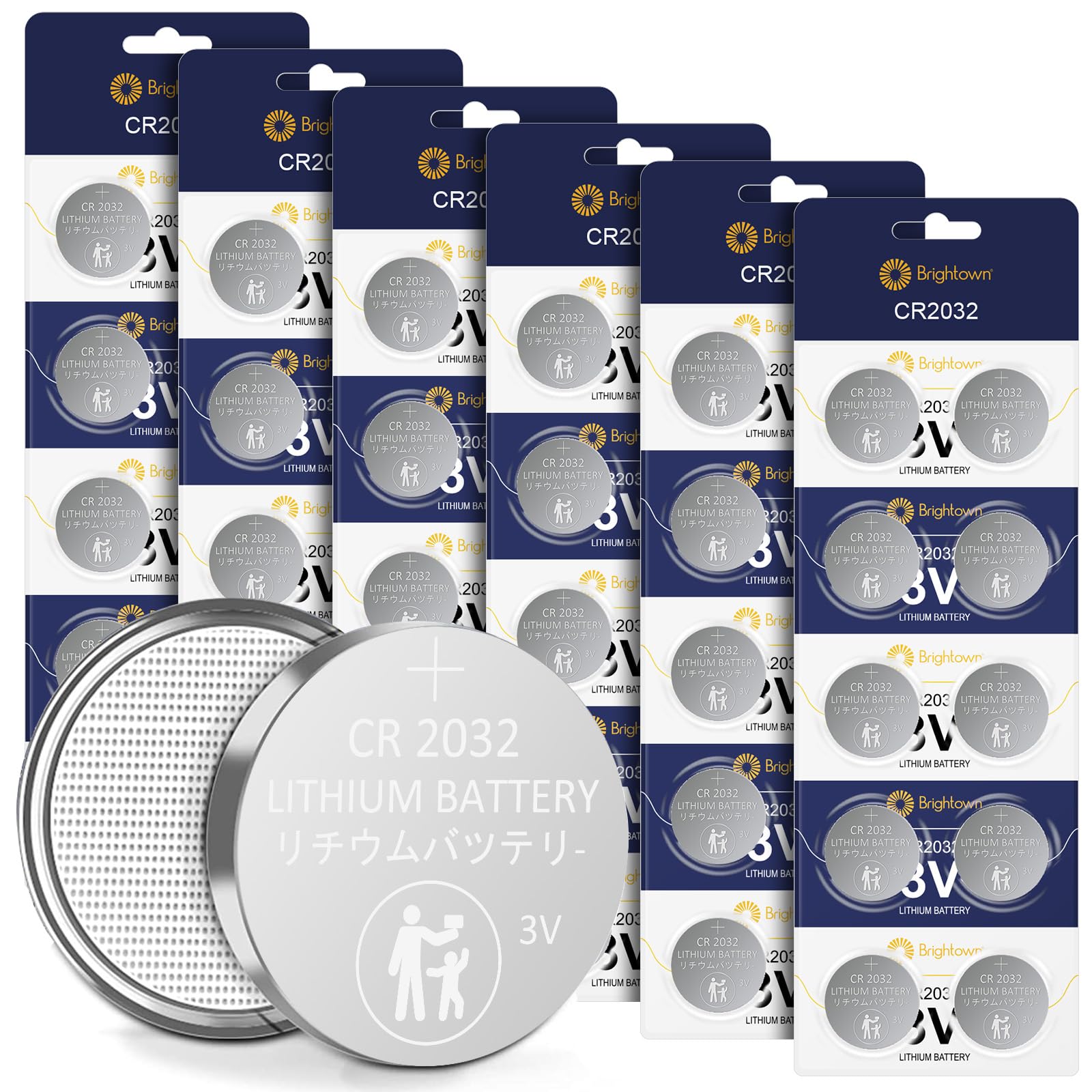 Foto 1 | Baterías De Litio Tipo Moneda Cr2032 Brightown (60 Unidades) - Venta Internacional.