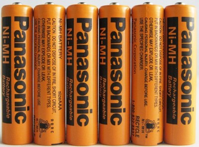 Foto 1 | Batería Recargable Panasonic Hhr-75aaa/b-6 700mah (x6) - Venta Internacional.