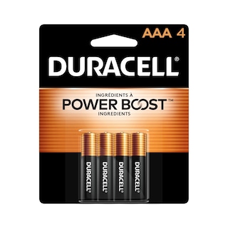 Foto 1 | Batería Alcalina Duracell Coppertop Aaa De 1,5 V, Paquete De 4 - Venta Internacional.
