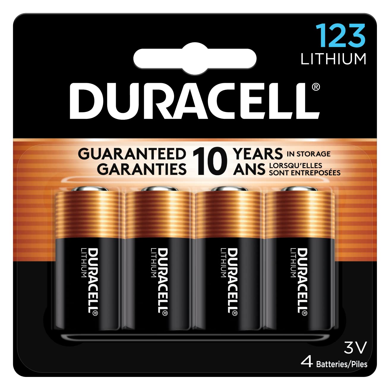 Foto 2 pulgar | Batería De Litio Duracell Cr123a De 3 V  4 Unidades (paquete De 1) - Venta Internacional.