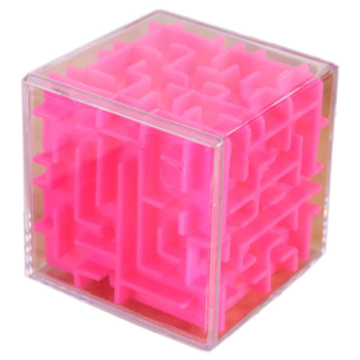 Cubo de Laberinto Smilefun Rosa