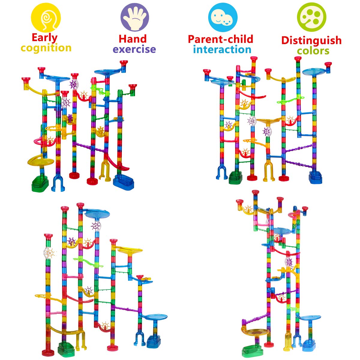Foto 6 | Set Marble Run Meland Marble Race Track 153 Piezas Para Niños - Venta Internacional.