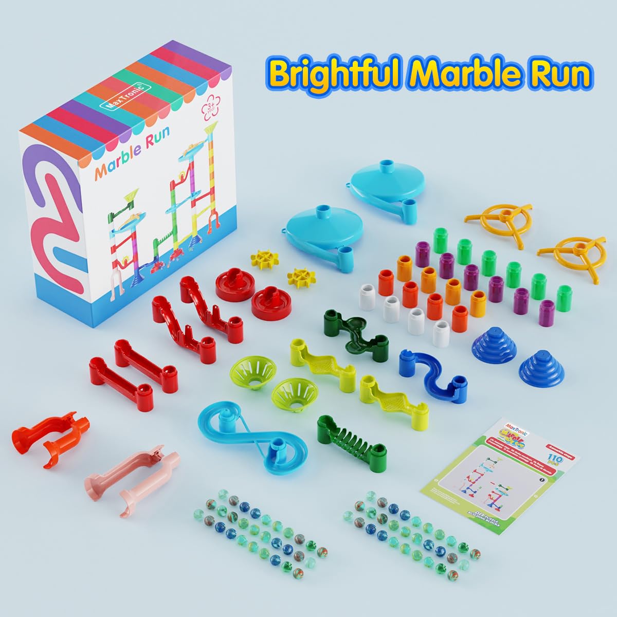 Foto 3 pulgar | Juguete Maxtronic De Marble Run, 110 Unidades, Con 60 Canicas, Para Niños De Más De 3 Años - Venta Internacional.