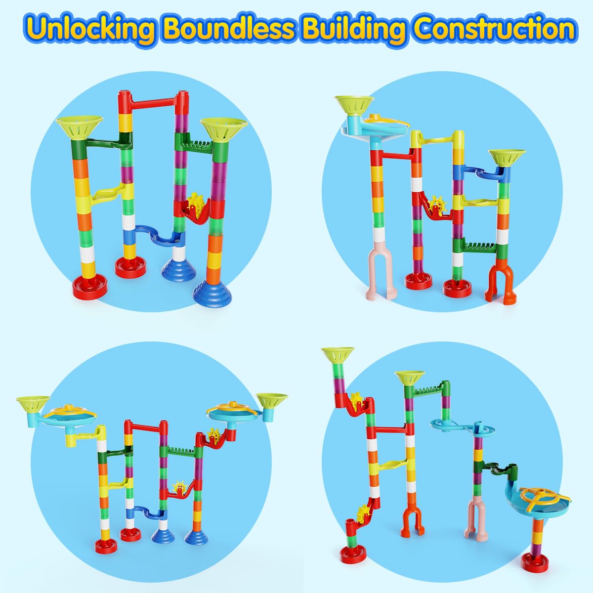 Foto 6 pulgar | Juguete Maxtronic De Marble Run, 110 Unidades, Con 60 Canicas, Para Niños De Más De 3 Años - Venta Internacional.