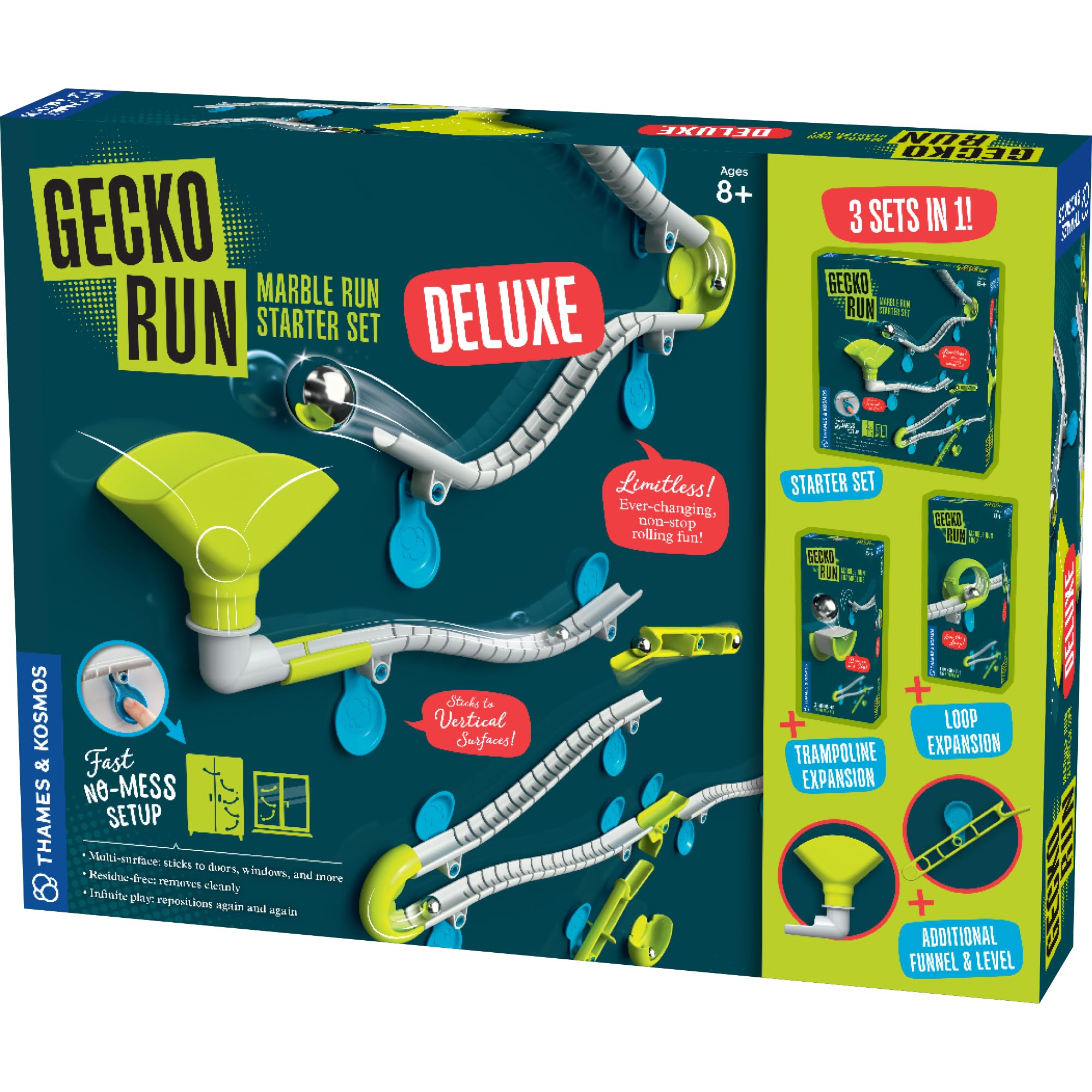 Foto 2 pulgar | Set De Inicio Marble Run Thames & Kosmos Gecko Run Deluxe - Venta Internacional.