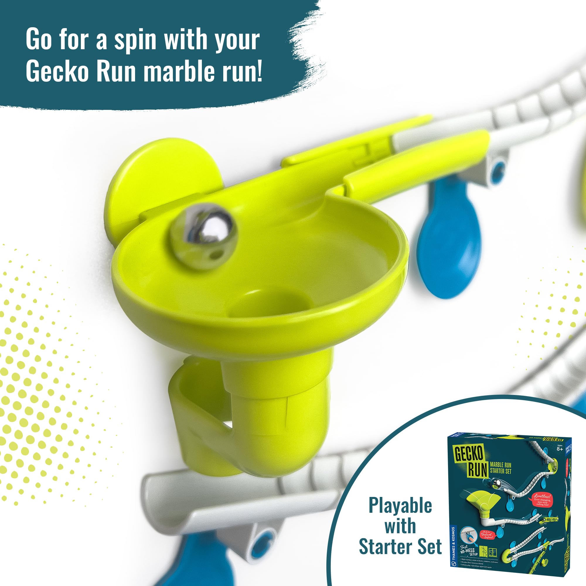 Foto 4 pulgar | Paquete De Expansión Thames & Kosmos Gecko Run Marble Run Twister - Venta Internacional.