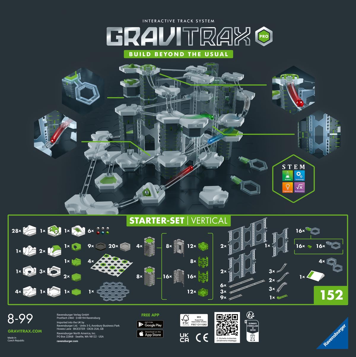 Foto 6 pulgar | Set Básico Marble Run Ravensburger Gravitrax Pro 23 - Venta Internacional.