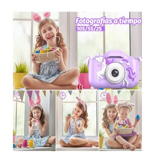 Foto 3 | Cámara Digital Lab.G HD Doble Lente 1080p 32GB Morado para Niños