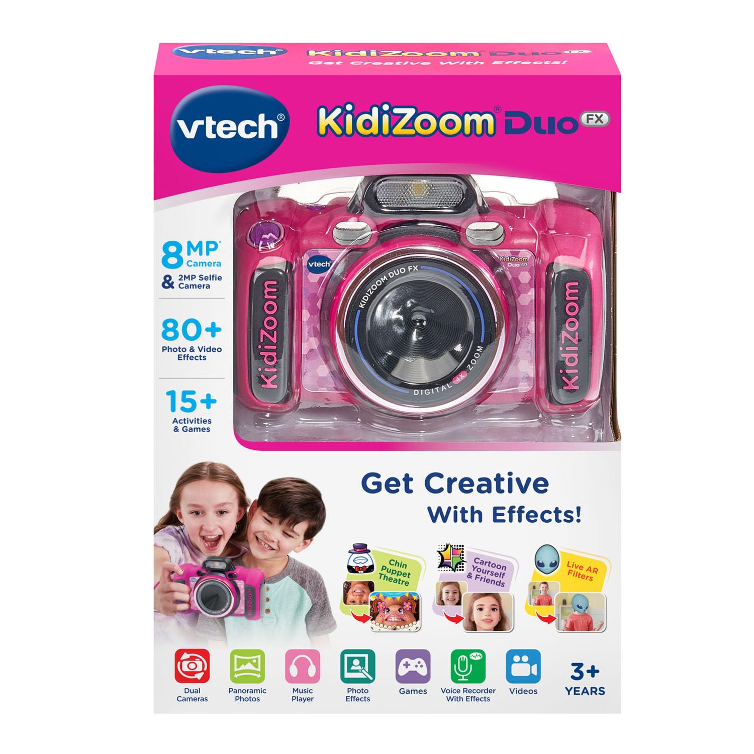 Foto 8 pulgar | Cámara Vtech Kidizoom Duo Fx Para Niños: Cámaras Duales Digitales, Color Rosa - Venta Internacional.