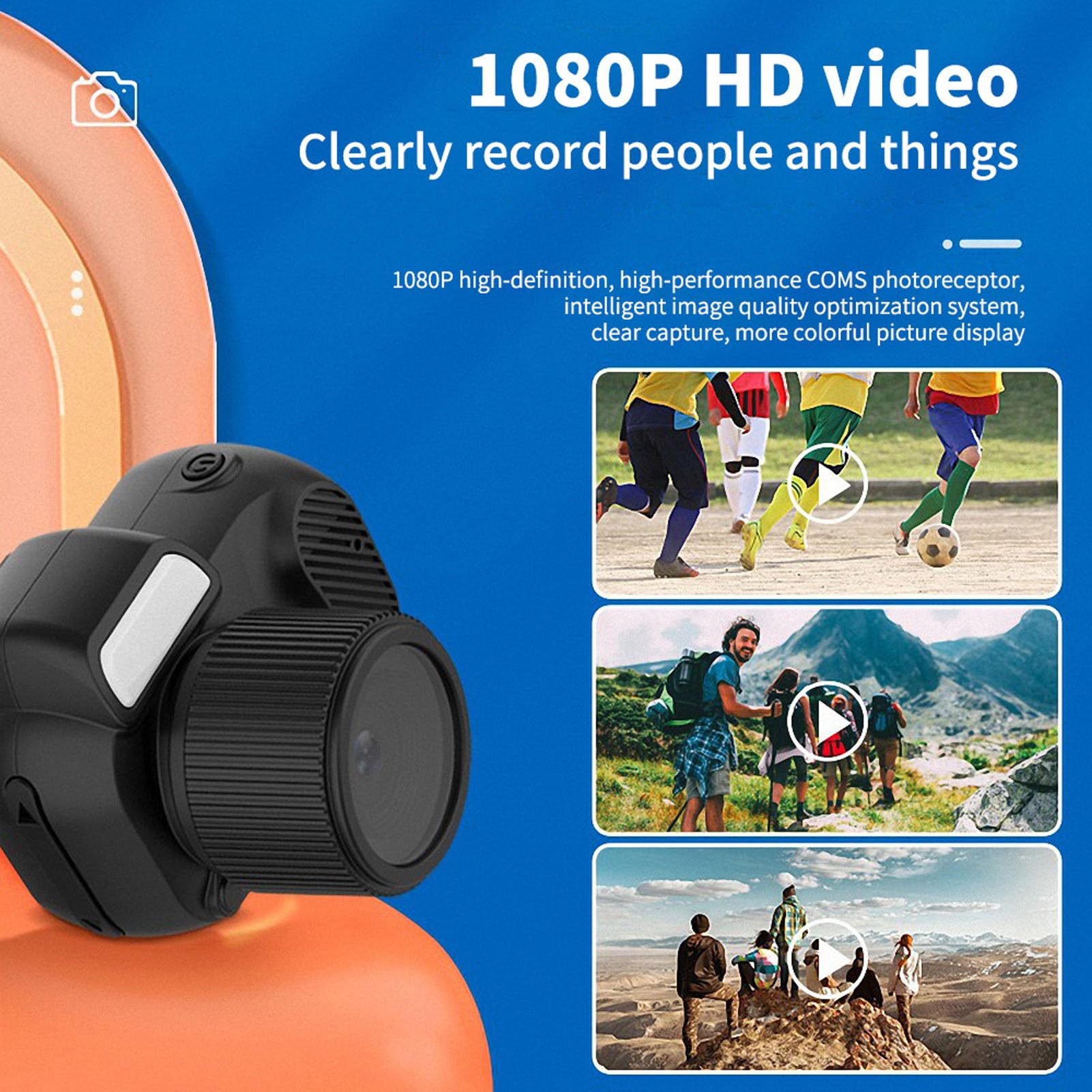 Foto 3 pulgar | Cámara Digital Genérica Para Niños 1080p Con Pantalla De 0.96 Pulgadas, 180 Mah - Venta Internacional.