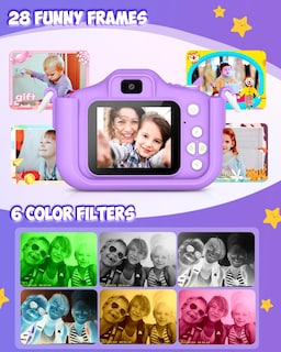 Foto 2 | Cámara Desuccus Kids Unicorn Para Niñas De 3 A 12 Años Con Sd De 32 Gb - Venta Internacional.