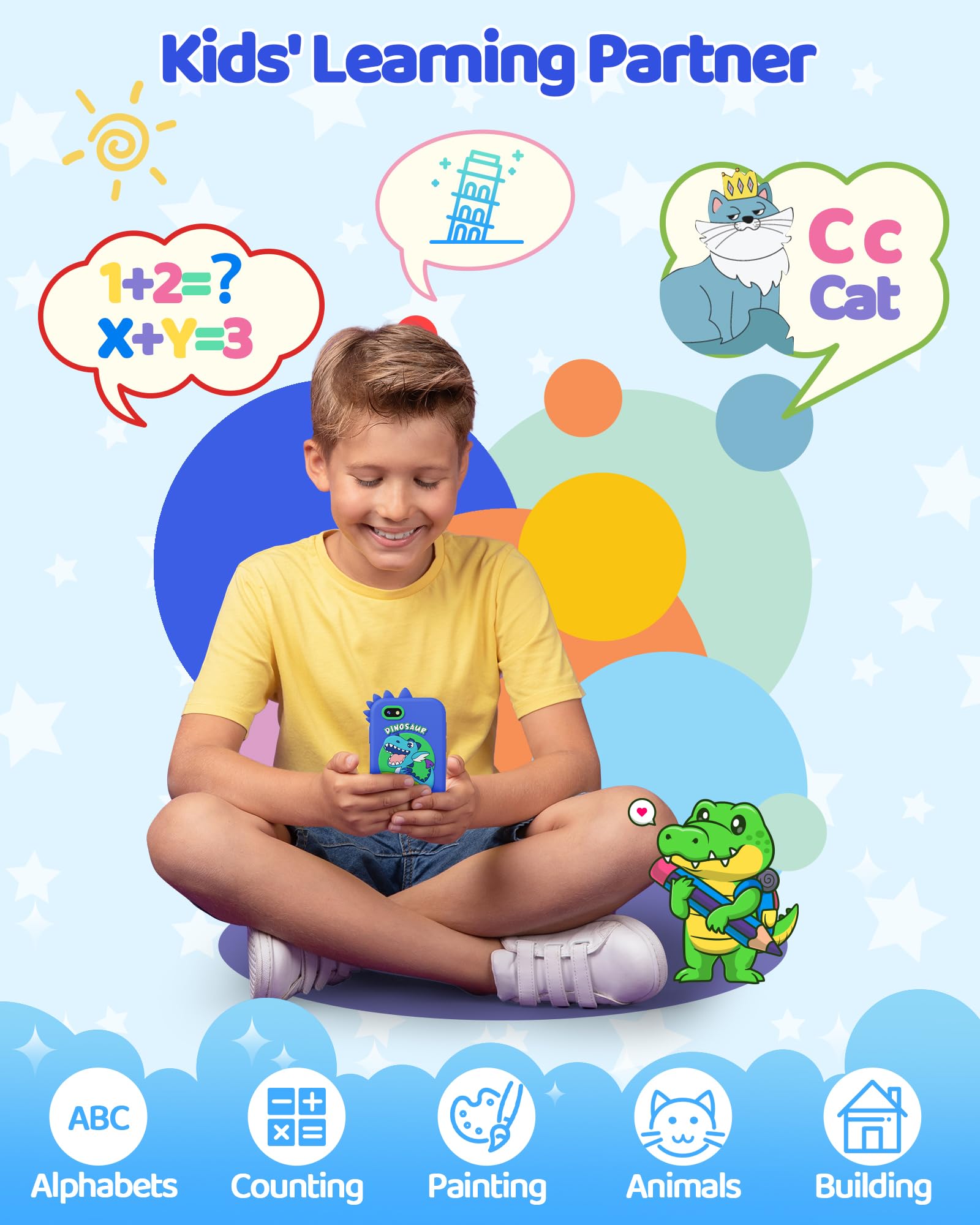 Foto 5 pulgar | Teléfono Inteligente Para Niños Kokodi Con Pantalla Táctil Hd De Doble Cámara De 8 Gb - Venta Internacional.