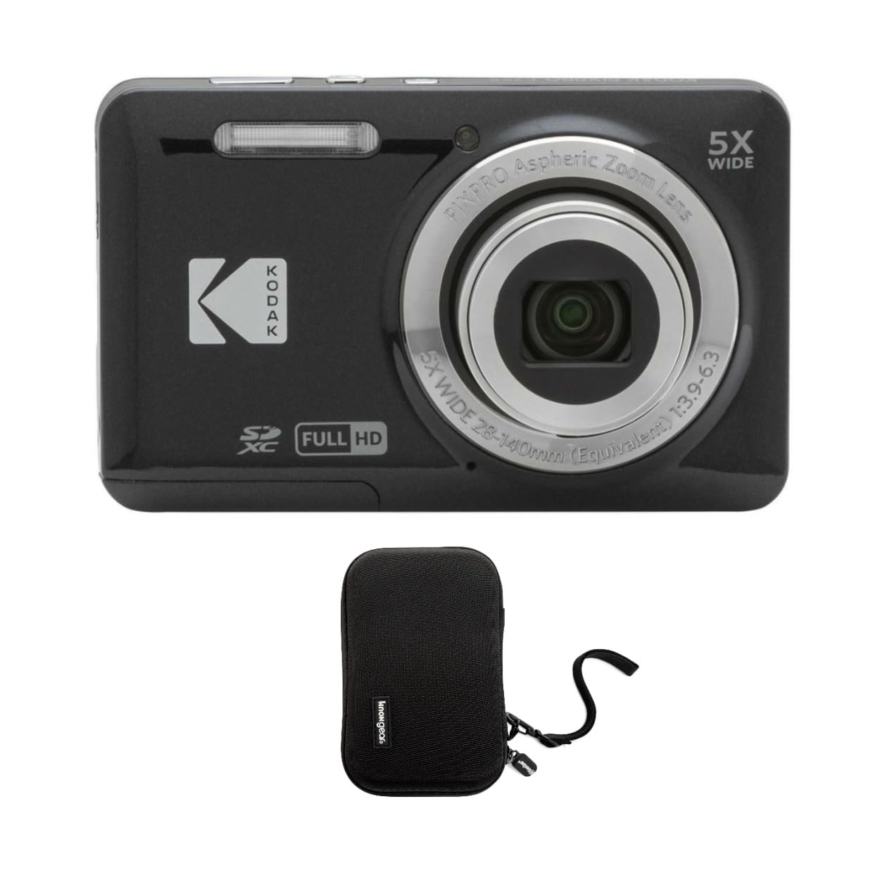 Cámara Digital Kodak Pixpro Friendly Zoom Fz55 (negra) - Venta Internacional.