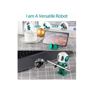 Foto 3 | Robot Parlante Táctil Recargable De Metal Malubero Verde