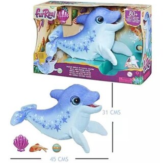 Foto 2 | Muñeco Interactivo FurReal Dazzlin Azul mi Delfín Juguetón