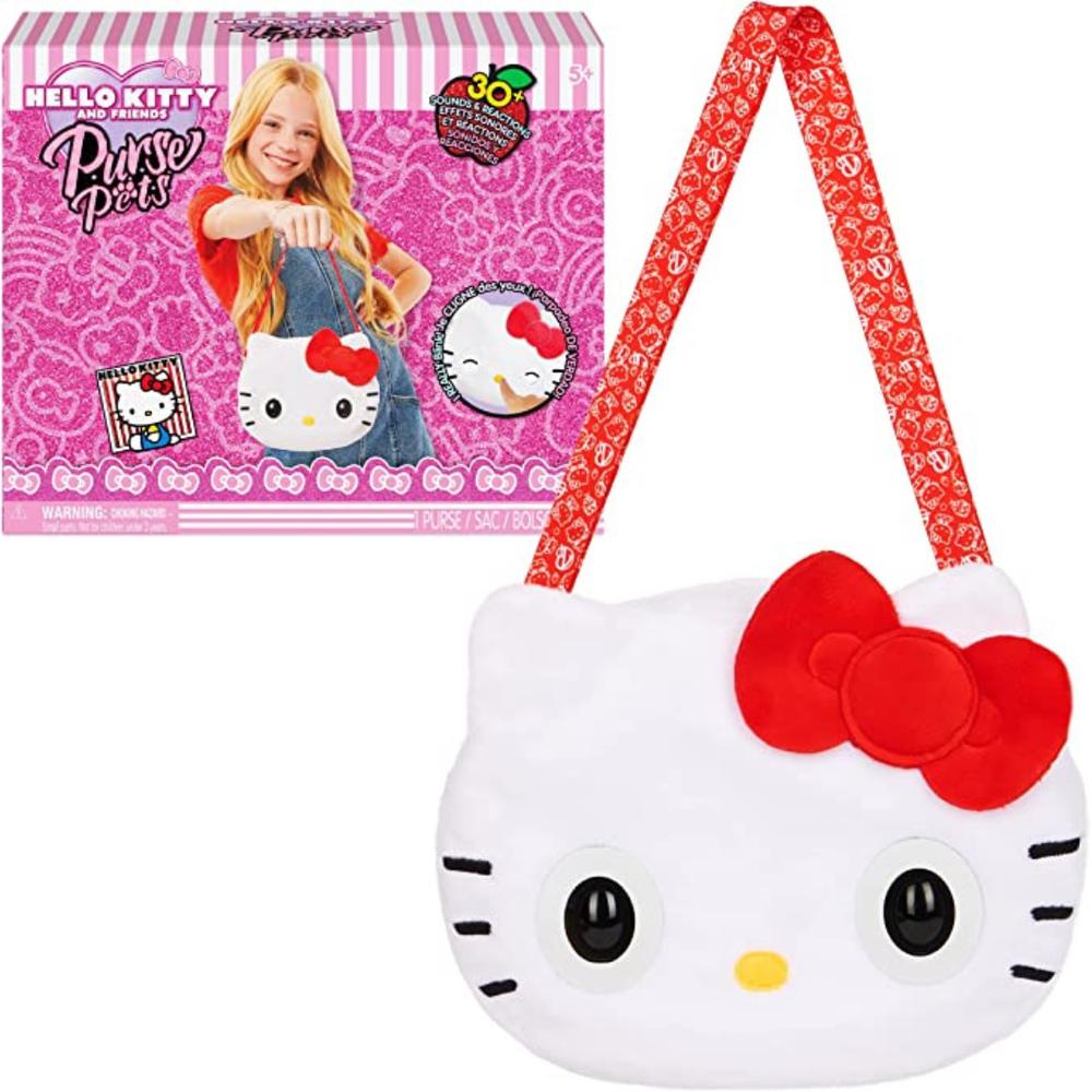 Foto 5 pulgar | Bolsa Para Niña Interactiva Purse Pets Hello Kitty