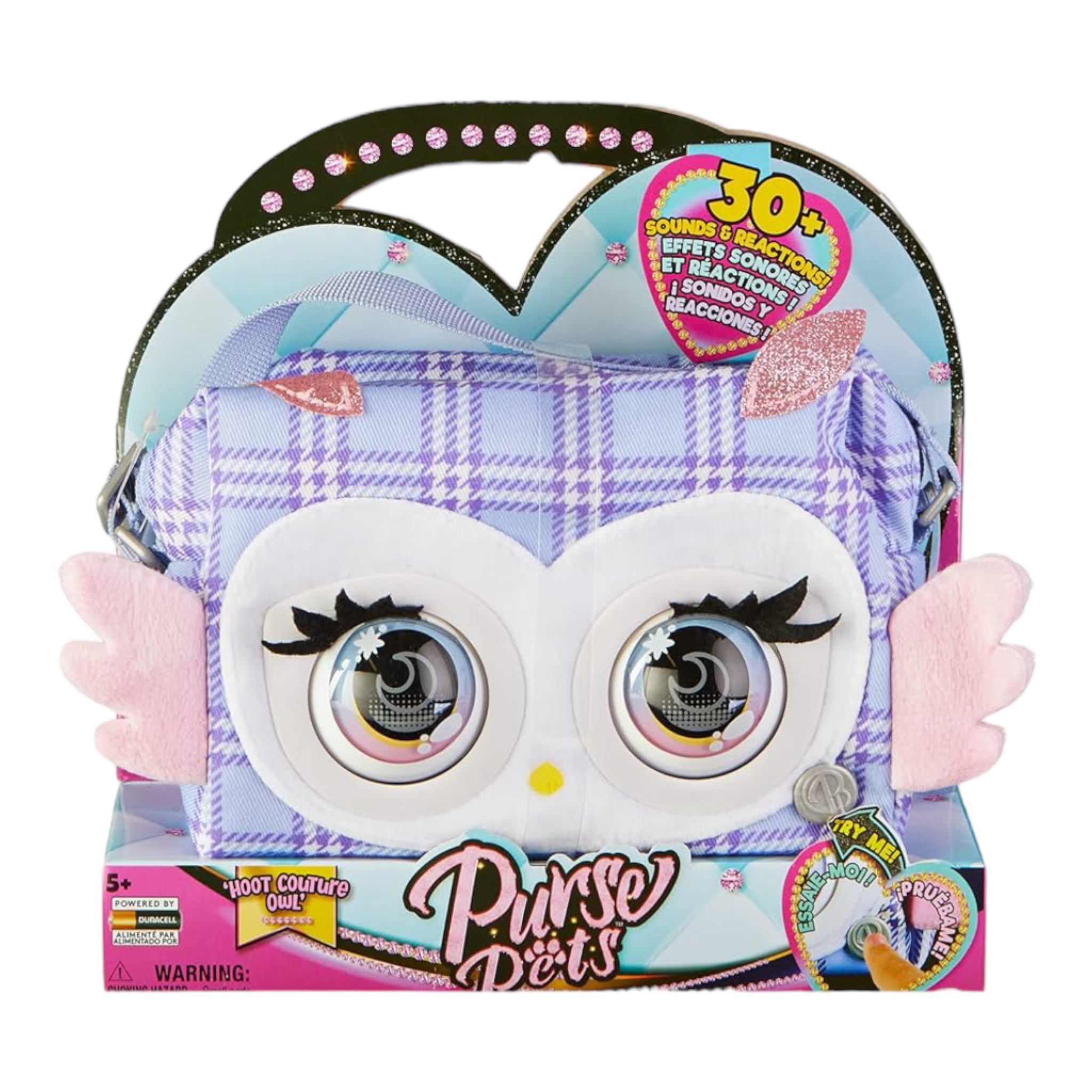 Foto 2 pulgar | Juguete Spin Master Purse Pets Print Owl Bolsa