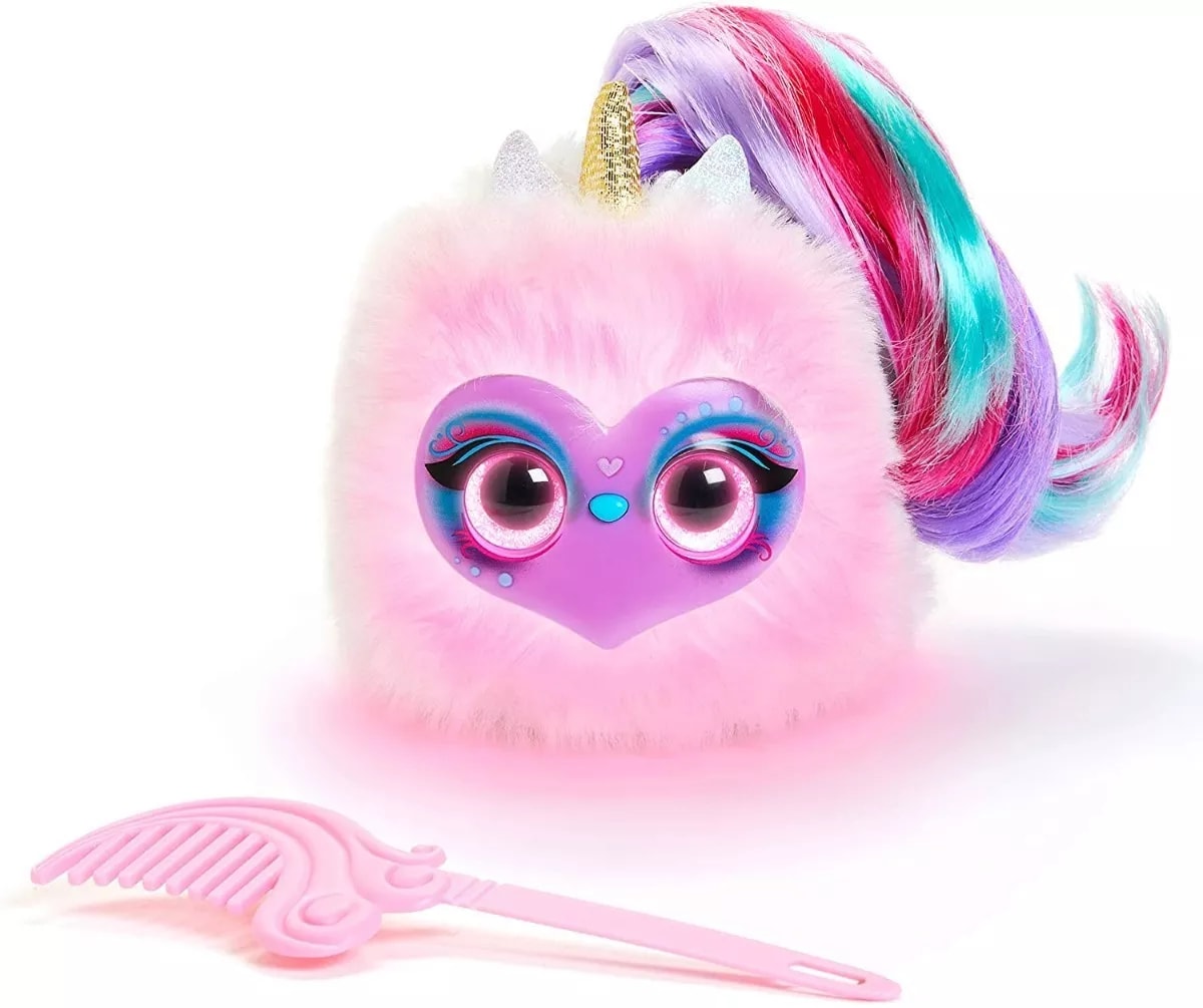 Mascota Electrónica de Peluche Pomsies Lumies Dazzle Gogo $699