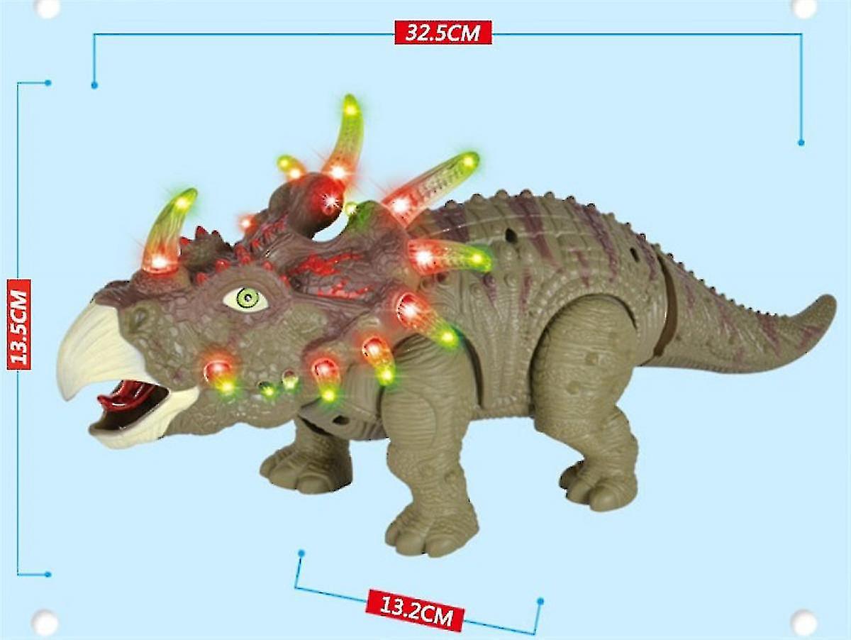 Foto 4 pulgar | Venta Internacional - Juguete De Dinosaurio Walking Triceratops Con Sonidos Para Niños Mayores De 3 Años