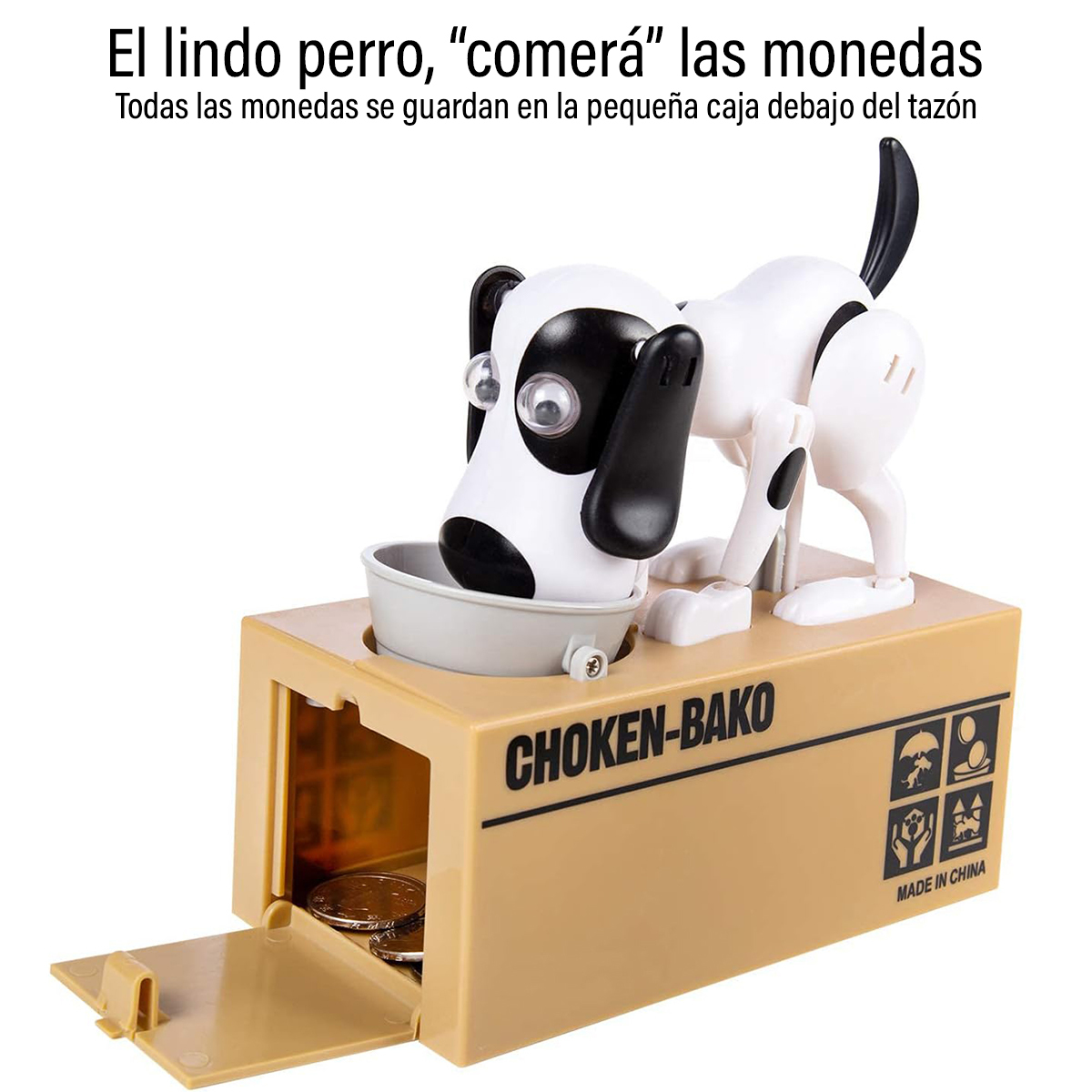 Foto 5 | Alcancía Electrónica Diseño de Perro Come Monedas