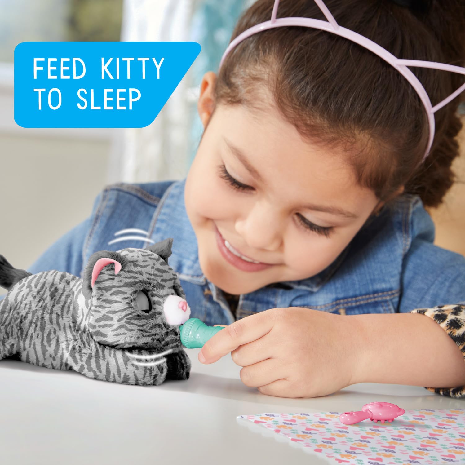 Foto 4 pulgar | Mascota Interactiva FurReal Newborn Kitty de Just Play para Niños - Venta Internacional